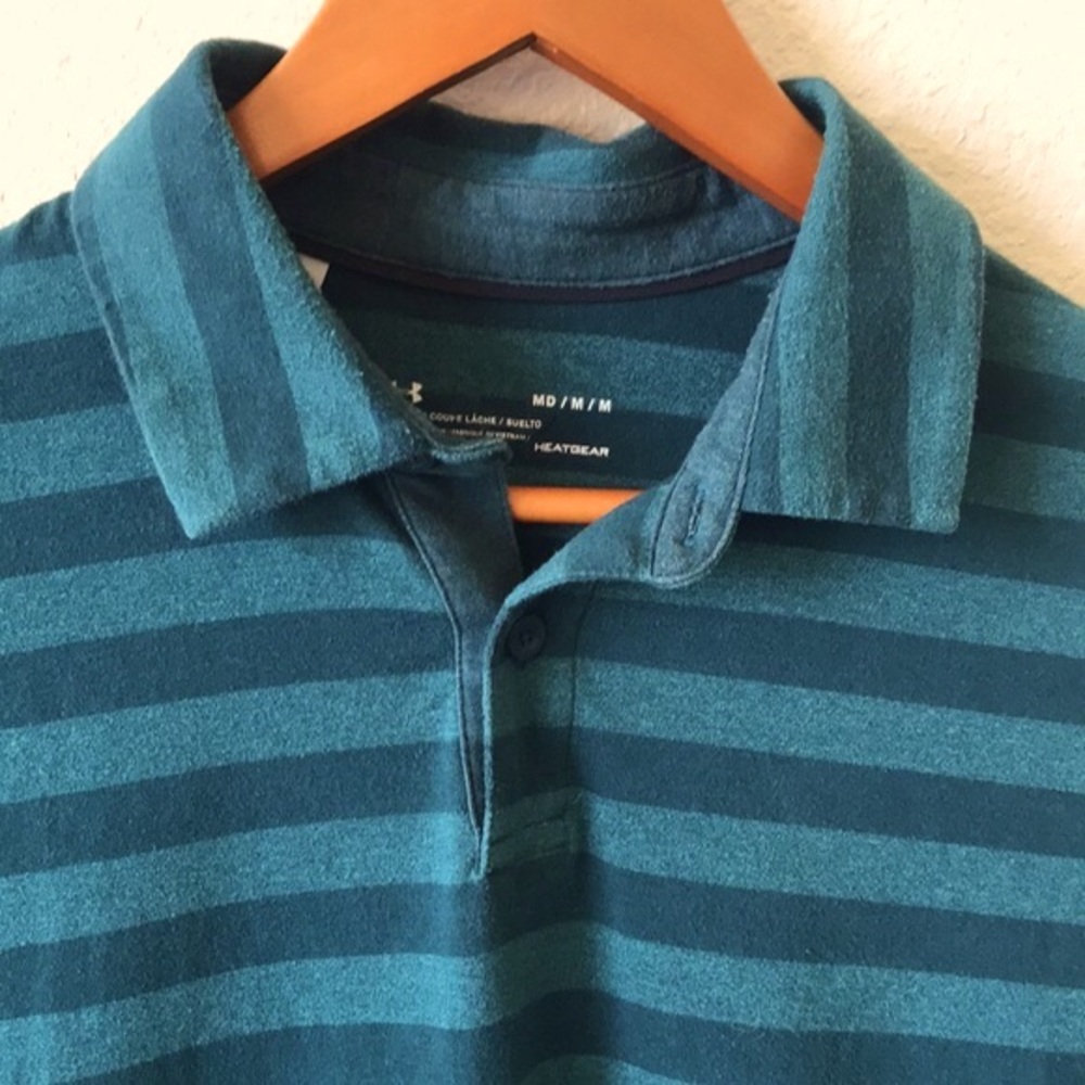 Men’s Under Armour Striped Polo Shirt